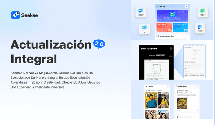 Seekee 2.0: potencia MegaSearch para una nueva era de búsqueda y creación