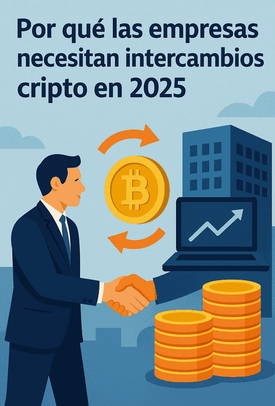 Por qué las empresas necesitan intercambios cripto en 2025