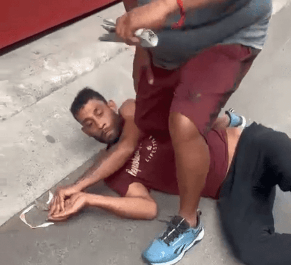 Video: Un delincuente le robó a menores en el Bosque y fue detenido