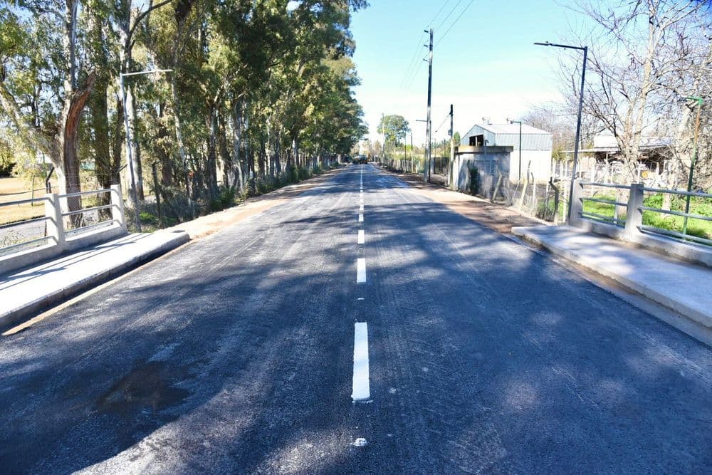 Concluyó la pavimentación de calle 148 en Gorina con tareas hidráulicas y nuevo puente vehicular