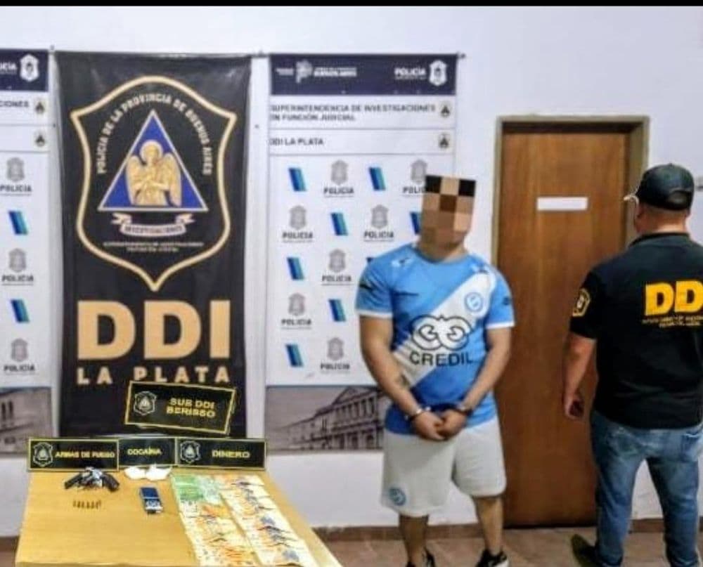 Berisso: Detuvieron a un "villero" tras un tiroteo, le secuestraron armas y drogas