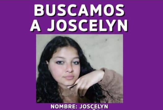 Buscan a Joscelyn, una adolescente de 15 años desaparecida en Altos de San Lorenzo