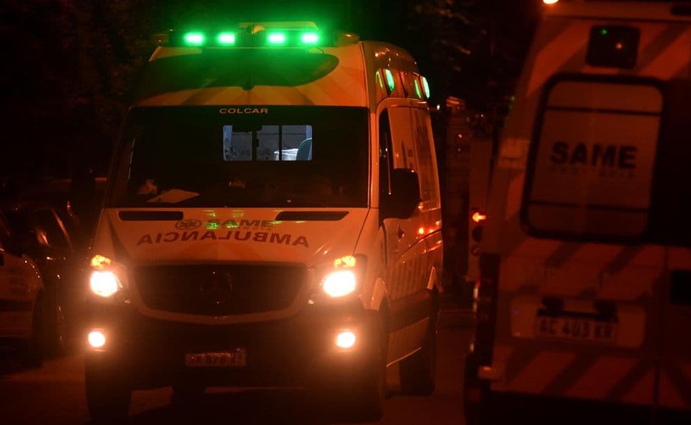 La Plata: Un delincuente cayó desde un techo y terminó gravemente herido