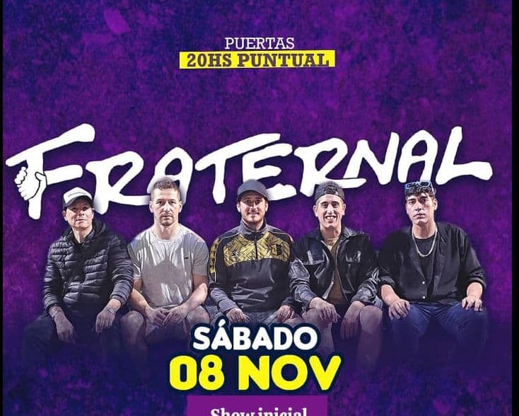 Fraternal vuelve a su casa: “La Plata es cultura, la cuna del rock”