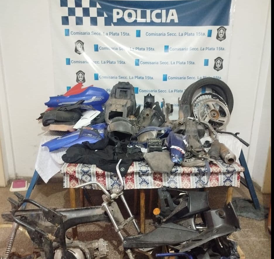 Desbaratan una banda dedicada al robo de motos en Lisandro Olmos