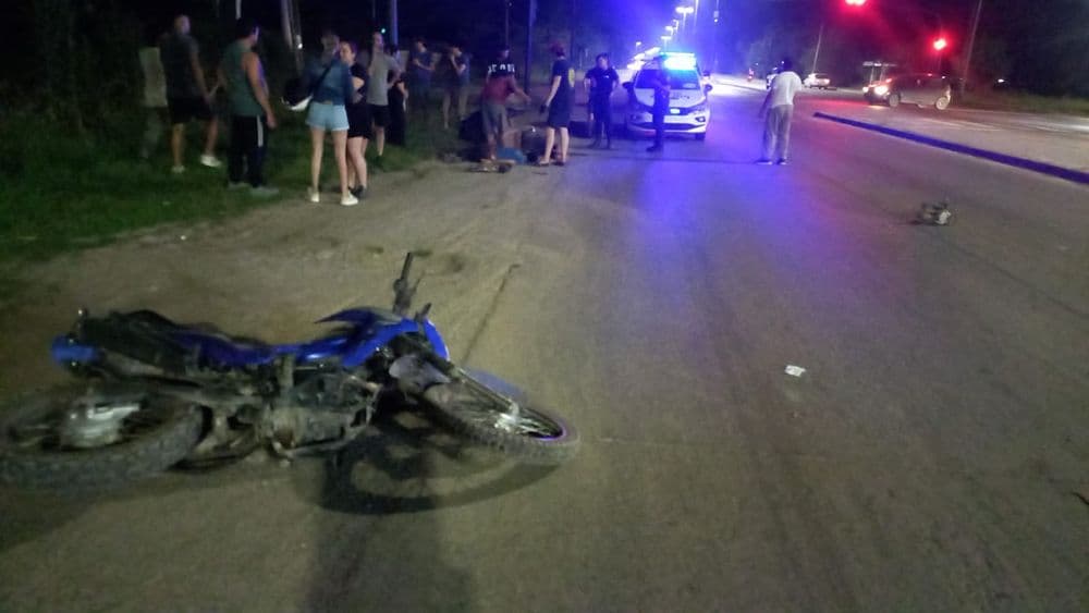 Murió el joven herido en el choque entre una moto y una camioneta en Olmos