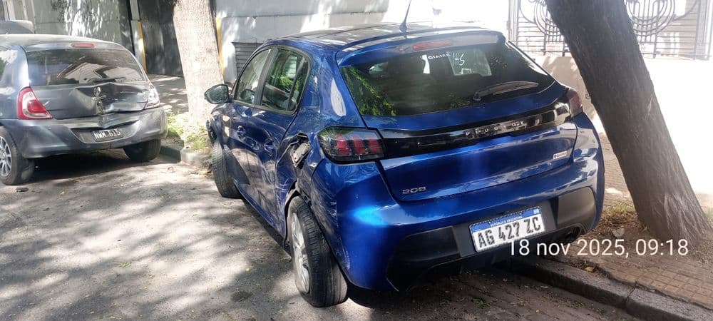 Accidente en pleno centro de La Plata deja como saldo un herido