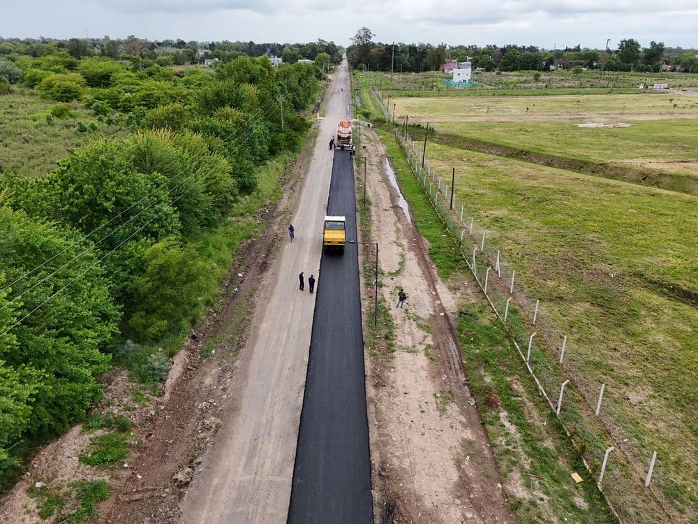 El Municipio avanza con la transformación de la avenida 38 en San Carlos: nuevas obras viales e hidráulicas